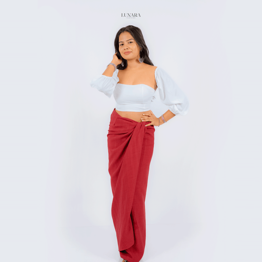 Lunara Essentials Lungi - Red