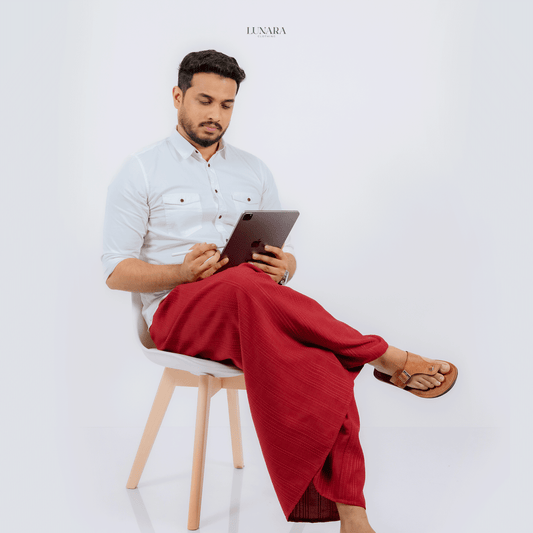 Lunara Essentials Sarong - Red