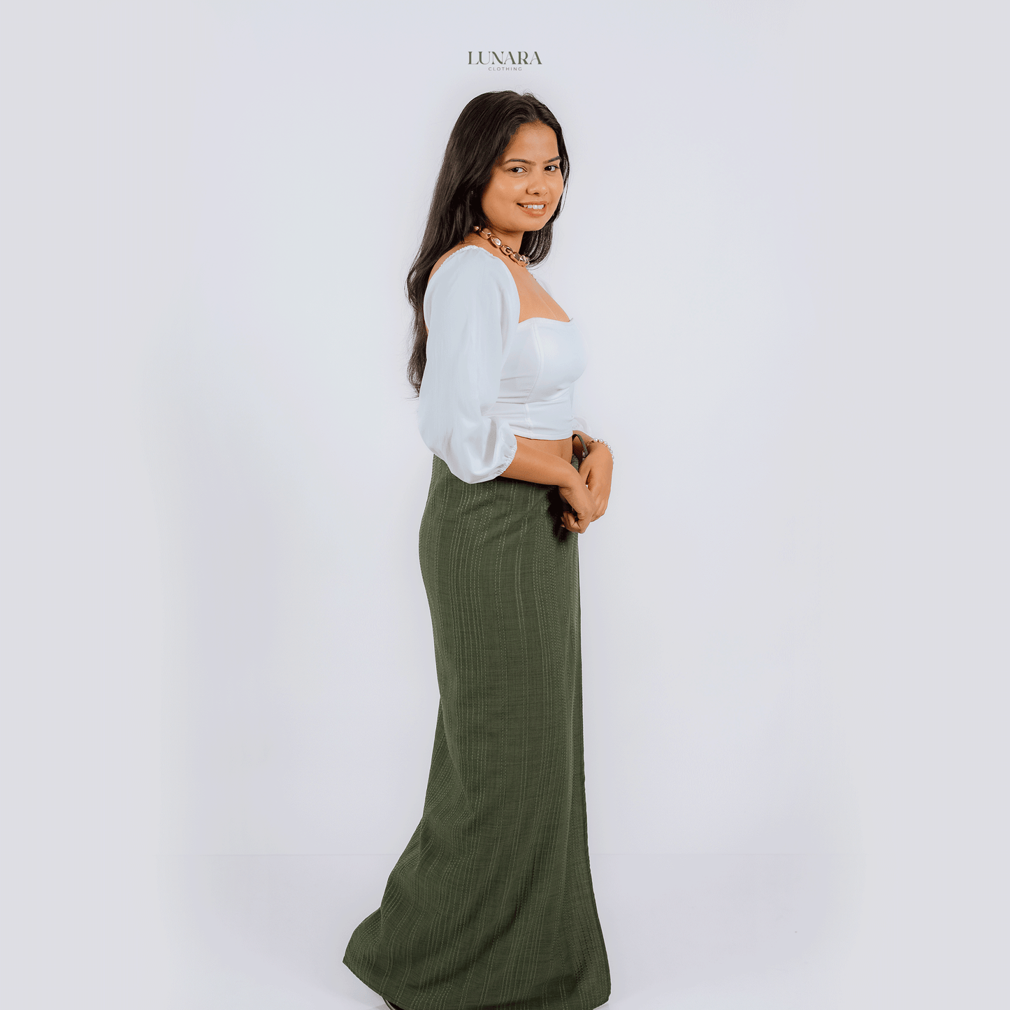 Lunara Essentials Lungi - Olive Green