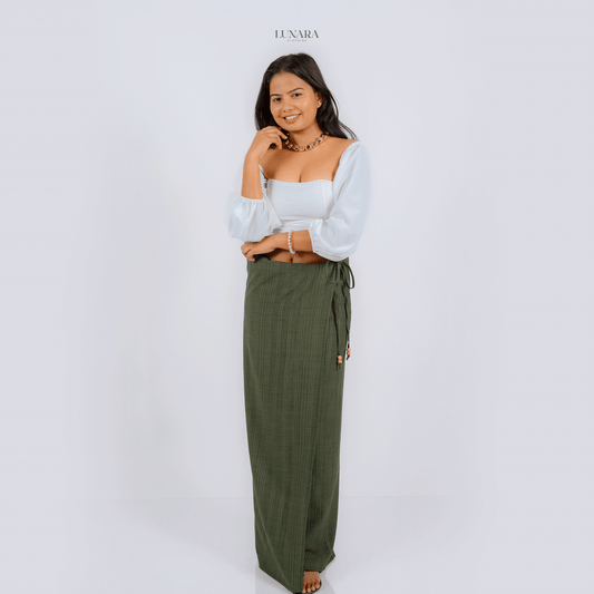 Lunara Essentials Lungi - Olive Green