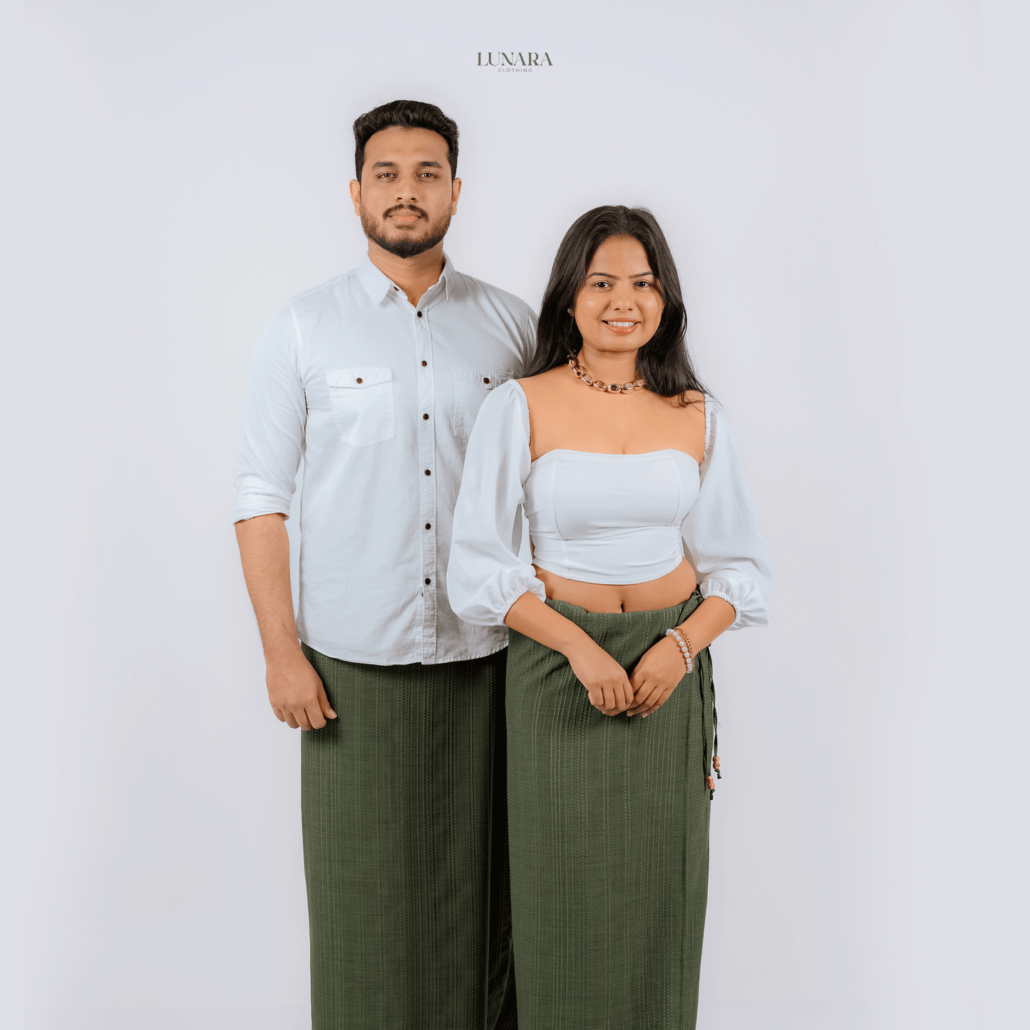 Lunara Essentials Lungi - Olive Green